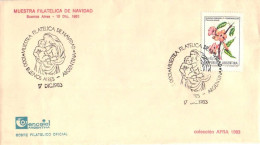 Argentina:Special Cancellation Muestra Filatelica De Navidad 1983 - Covers & Documents