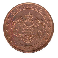 MO00201.1 - MONACO - 2 Cents - 2001 - Monaco