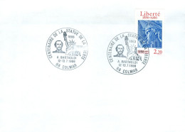 FRANCE/ ENVELOPPE FDC DU CENTENAIRE DE LA STATUE DE LA LIBERTE - 1980-1989