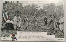 Militaria - Une Messe Pendant La Guerre - L'offertoire - Croix Accrochée Sur L'avant -  Carte Postale Ancienne - Sonstige & Ohne Zuordnung