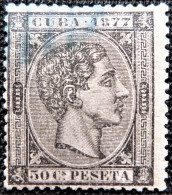 Espagne > Colonies Et Dépendances > Cuba 1877 Roi Alfonso XII  Edifil N° 42 - Cuba (1874-1898)