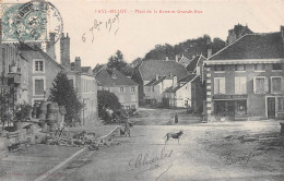 FAYL-BILLOT (Haute-Marne) - Place De La Barre Et Grande Rue - Pharmacie Normale - Voyagé 1907 (2 Scans) Saulxures 88 - Fayl-Billot