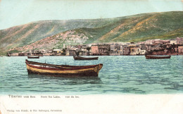 Israel - Tiberias Vom See - From The Lake - Vue Du Lac -  Carte Postale Ancienne - Israël