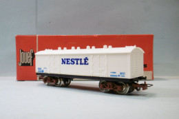 Jouef - WAGON REFRIGERANT NESTLE SNCF ép. III Réf. 6561 BO HO 1/87 - Wagons Marchandises