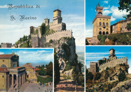 CARTOLINA  REPUBBLICA DI S.MARINO-PRIMA TORRE-PALAZZO DEL GOVERNO-NON VIAGGIATA - San Marino