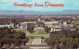 USA Greetings From Denver CO General View - Denver