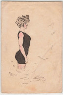 Image - Illustrateur - Maurice - Femme Dans L'eau - - Andere & Zonder Classificatie