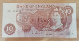 United Kingdom UK GB 10 Shillings 1962-1966 Hollom - 10 Shillings