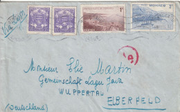 Monaco Lettre Censurée Pour L'Allemagne 1944 - Cartas & Documentos