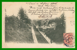 * VILLE D'AVRAY - Arrivée D'un Train En Gare - Intérieure - Animée - 5 - Edit. PUYDEBAT - 1904 - Ville D'Avray