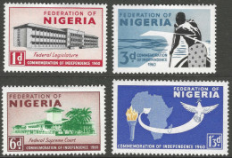 Nigeria. 1960 Independence. MH Complete Set. SG 85-88 - Nigeria (1961-...)