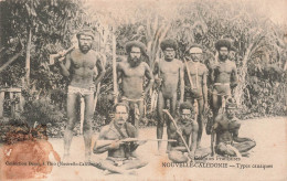 Nouvelle Calédonie  - Types Canaques - Collection Daras -  Carte Postale Ancienne - Nueva Caledonia