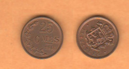 Lussemburgo 25 Centimes 1946 LETZEBURG Luxembourg - Luxembourg