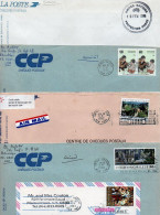Lot De 4 Enveloppes - NATIONS UNIES - - Collections, Lots & Series