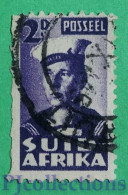 S277- SOUTH AFRICA 1942 WAR EFFORT 2d USATO - USED - Used Stamps