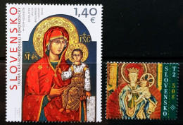 ESLOVAQUIA - IVERT 750 + 753 - SERIE SELLOS NUEVO ** RELIGIOSO ICONO DEL MONASTERIO DE KRASNOBROD - Unused Stamps