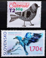 ESLOVAQUIA - IVERT 760+764 NUEVO ** TEMATICA PAJAROS - Ungebraucht