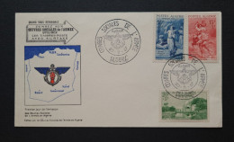 Timbres Numéros 346, 347 Et 348 Sur Enveloppe. - Lettres & Documents