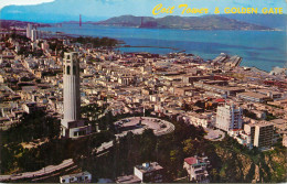 USA San Francisco CA Coit Tower Cityscape Panorama - San Francisco