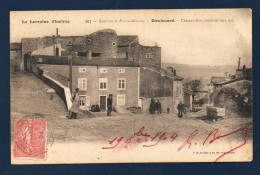 54. Dieulouard. Les Vestiges Du Château-fort Construit En 997 Par Adalbéron II,évêque De Metz. Passants Et Calèche. 1904 - Pont A Mousson