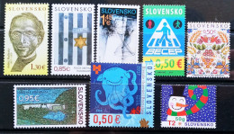 ESLOVAQUIA - 8 SELLOS DEL AÑO 2017 NUEVOS ** - LOS DE LA FOTO - Unused Stamps