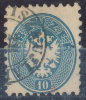 1864. Typography With Embossed Printing 10kr, TISZA-UJLAK - ...-1867 Prephilately