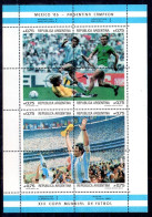 Argentina Hojas Bloque N ºYvert 33/34 + 28 ** FOOTBALL - Blocs-feuillets