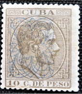 Espagne > Colonies Et Dépendances > Cuba 1883 N° 72 Surchargé  Edifil N°  84 Faible à L'arrière - Cuba (1874-1898)