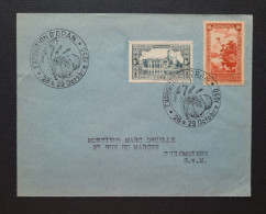 Timbres Numéros 124 Et 125 Sur Lettre. - Lettres & Documents