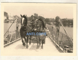 WW2 TOP PHOTO ORIGINALE Pont KO à COURCELLES SUR SEINE Près Gaillon Aubevoye Les Andelys EURE 27 Entre Vernon Rouen - 1939-45