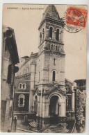 Annonay  07 Carte Circulé Timbrée  Eglise Notre-Dame_l'Entrée - Annonay