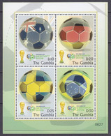 2006	Gambia	5689-5692KL	2006 FIFA World Cup Germany	6,80 € - 2006 – Germany