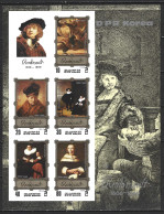 COREE DU NORD. BF 34F NON DENTELE De 1983. Tableaux De Rembrandt. - Rembrandt