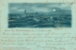 Gruss Aus Klosterneuburg Austria 1899 Moonlight - Klosterneuburg