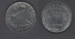 San Marino 50 Lire 1985 Lotta Alla Droga Steel - San Marino