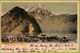 Ad6685 - SWITZERLAND Schweitz - Ansichtskarten VINTAGE POSTCARD -Stansstad -1901 - Stans