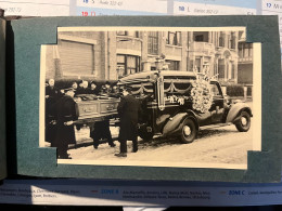 Anderlecht Bruxelles - Carnet De 10 Cp Des Obsèques D'une Sommité à Définir (enfant Roi ?  Années 1930/1940 ? Corbillard - Fiestas, Celebraciones