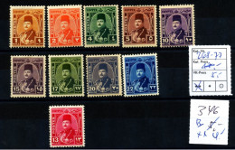 Egypt MI 268-77, 346 MNH - Nuevos