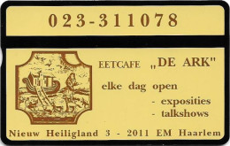 Netherlands - KPN - L&G - RCZ523 - De Ark Eetcafé - 249B - 4Units, 09.1991, 1.000ex, Used - Privé