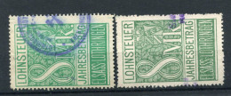 !!! FISCAUX D'ALSACE LORAINE, N°73 ET 73a OBLITERES - Used Stamps