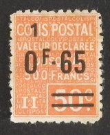 FRANCE COLIS POSTAUX  YT 61 NEUF(*)MNG  ANNÉE 1926 - Neufs