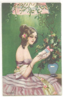 CHIOSTRI - Femme - Art Déco - Joyeux Noël    (6) - Chiostri, Carlo