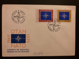 LETTRE TP OTAN 5,00 + 50,00 OBL.4 4 79 P DELGADA - Lettres & Documents