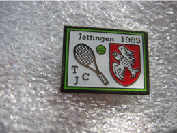 Pin's TCJ 1985, Tennis Club De Jettingen - Tennis