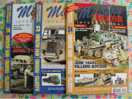 3 N° De Military Armor International Magazine N° 14,23,34 De 2002-2003. Maquette Figurine Militaire - Weapons