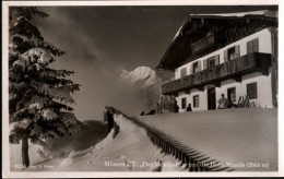 ! Hans Huber Ansichtskarte Mösern In Tirol, Menthof, Österreich, Schnee - Autres & Non Classés