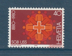 Suisse - YT N° 1115 ** - Neuf Sans Charnière - 1980 - Unused Stamps