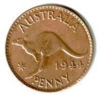 AUSTRALIE / GEORGES VI / UN PENNY / 1944 - Penny