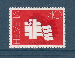 Suisse - YT N° 1144 ** - Neuf Sans Charnière - 1982 - Unused Stamps