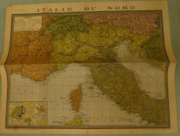 Italie Du Nord - 1.2000 000ème - Fin Années 30 Ou Années 40... - Geographical Maps